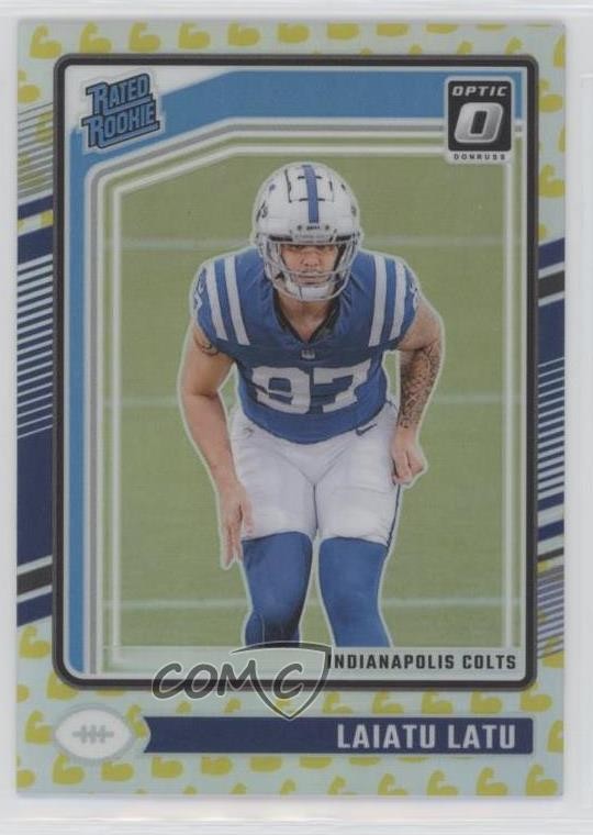 2024 Panini Donruss Optic Rated Rookie Flex Prizm 30/149 Laiatu Latu #267 05jo