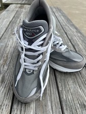 New Balance 990v6 Made In USA Gray Running Sh...