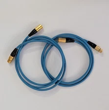 Tributaries A1 Silver Audio Interconnect Cables - Set Of Two 81 In XLR Cords