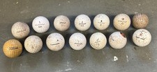 Restposten 14 Vintage Golfb&auml;lle - Dunlop Penfold Ace Blue Flash Goblin