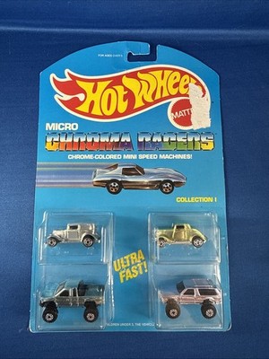 Hot Wheels Micro Chroma Racers Chrome Mini Racers Collection I NIB