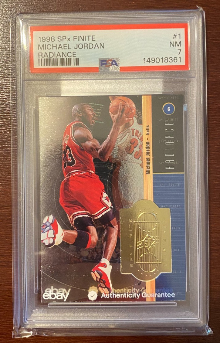Michael Jordan 1998 SPx Finite #1 Radiance /5000