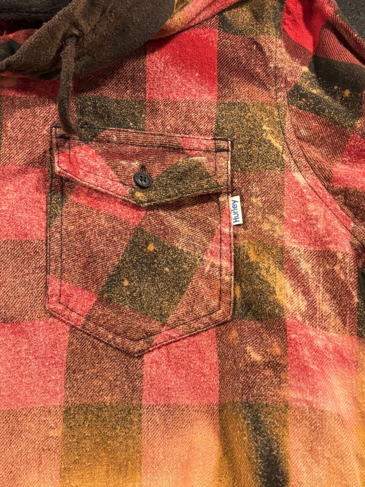 Sudadera con capucha de franela con parche Hurley Korn personalizada (grande) Foto 4 de 4