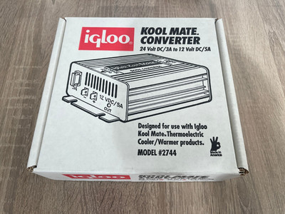 Igloo Kool Mate Converter #2744 24V DC/3A auf 12V DC/5A Spannungswandler