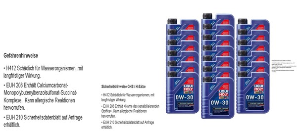 Liqui Moly 19X1 Liter Synthoil Longtime Plus 0W-30 MotoröL Engine Oil-image