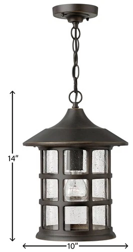 Hinkley Freeport 14" High Bronze Outdoor Hanging Light - Picture 10 of 10