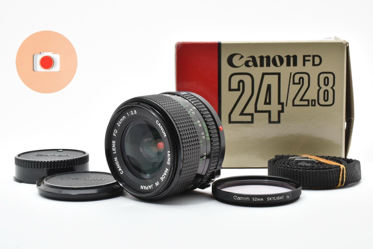 Canon New FD NFD 24mm F/2.8 ＃美品 NEAR MINT in Box] Canon New FD nFD 24mm f/2.8 Wide Angle MF Prime