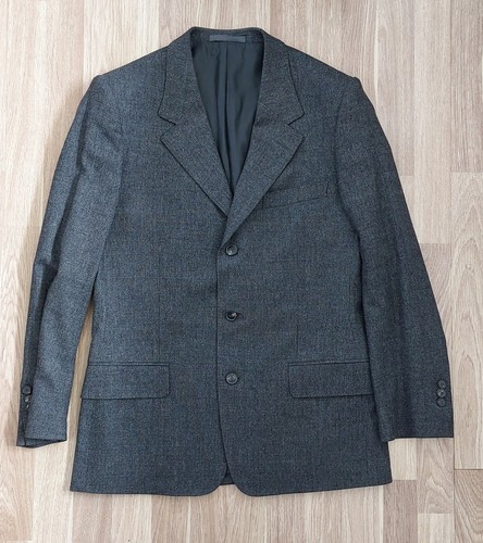 Yves Saint Laurent Rive Gauche, YVES SAINT LAURENT-RIVE GAUCHE ,VINTAGE WOOL=CASHMERE JACKET ,GREY,SIZE 4O"