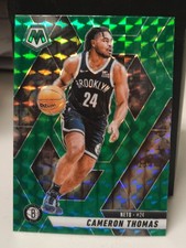 2025 Panini Mosaic Basketball Green Mosaic Cameron Thomas #8