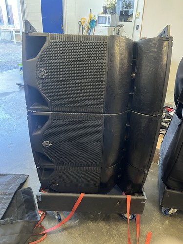 8. Clair Curve 12 Powered Line Array With Dollies And Covers | eBay