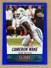 2014 Score #120 Cameron Wake Showcase #/99 Miami Dolphins