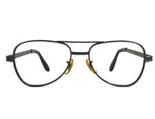 Vintage Tart Optical Eyeglasses Frame Skipper USA 5 3/4 Black Aviator 52-20-125