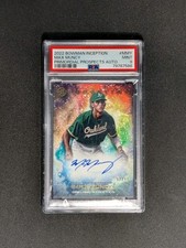 2022 Bowman Inception Max Muncy Primordial Prospects Auto */99 PSA 9 