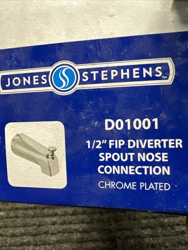 Jones Stephens Diverter Spout Nose Connection Chrome Plated 1/2" FIP D01001  - Picture 5 of 5