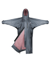 EQUIDRY Evolution Damen dickes Fleece grau/hellrosa