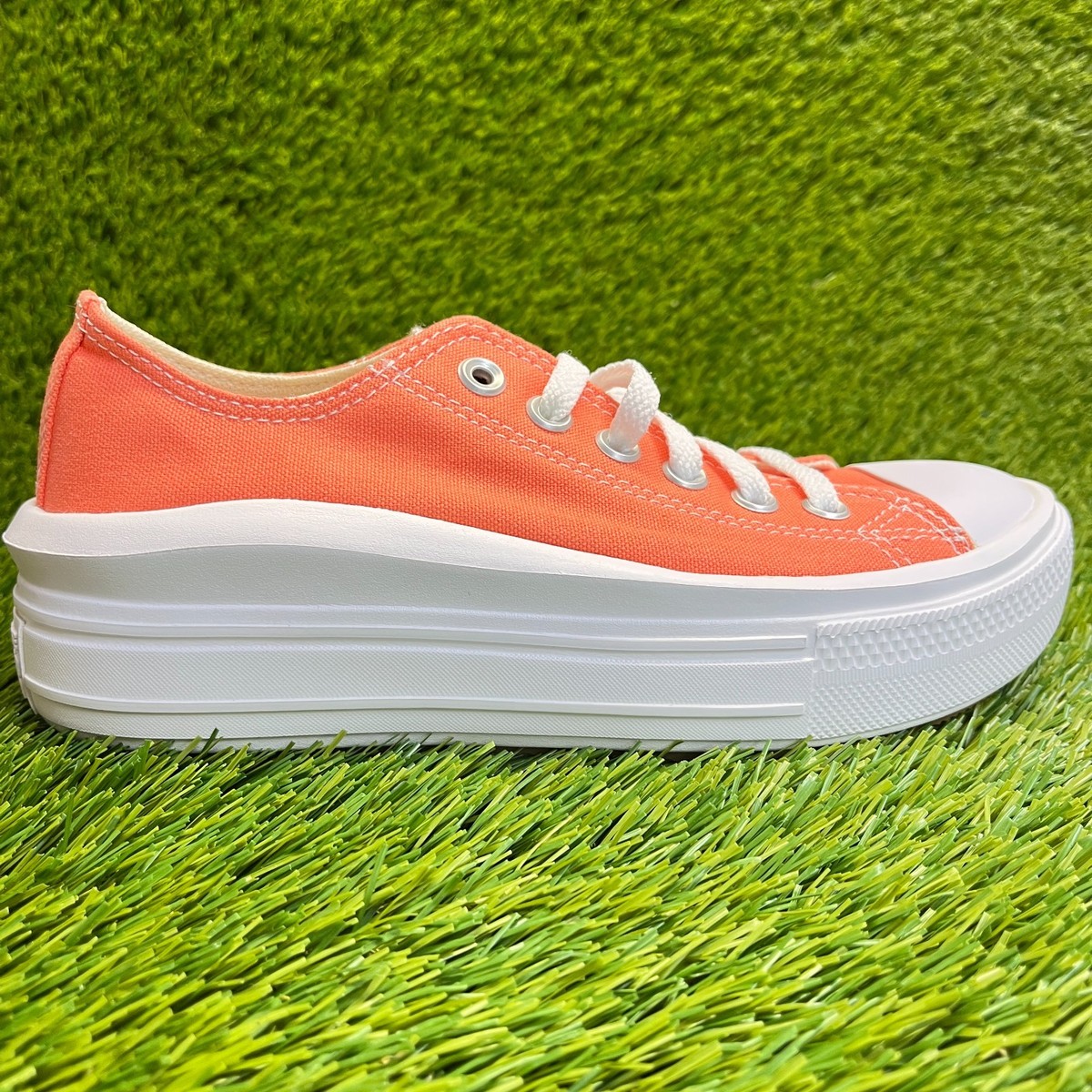 Converse Chuck Taylor All Star Hi Womens Size 6.5 Orange  display picture 1