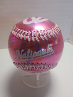 Washington Nationals Pink Soft Strike Baseball Souvenir Franklin Sports MLB