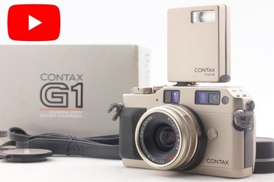 [NEUWERTIGER Riemen] Contax G1 analoge Kleinbildkamera 28 mm f2,8 Objektiv...