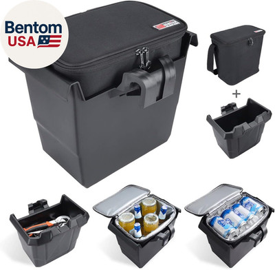For Defender Center Underseat Storage Bin+Portable Ice Chest Cooler,Compatible w