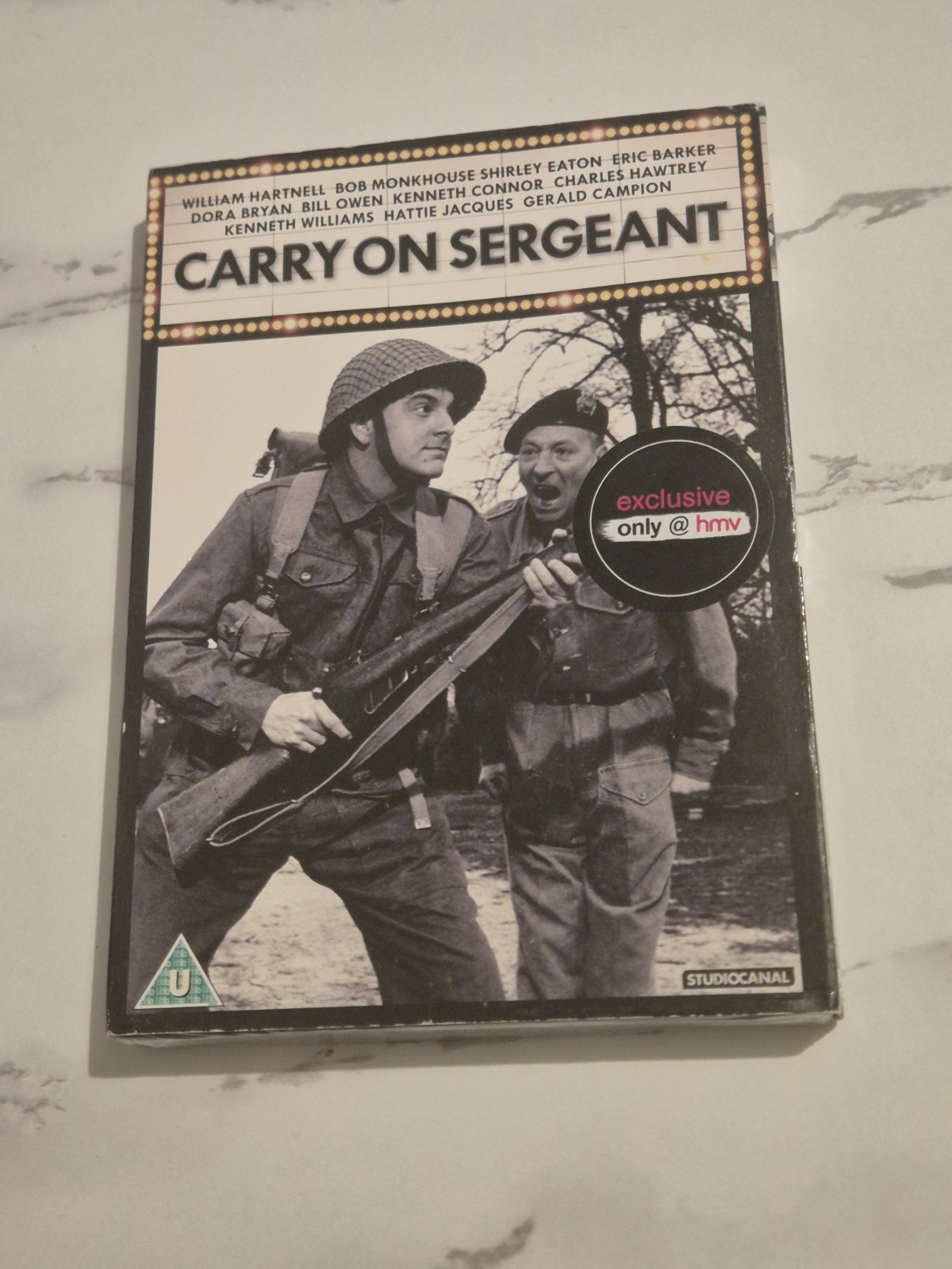 Carry On Sergeant (DVD, 2007) HMV Exclusive Slipcover