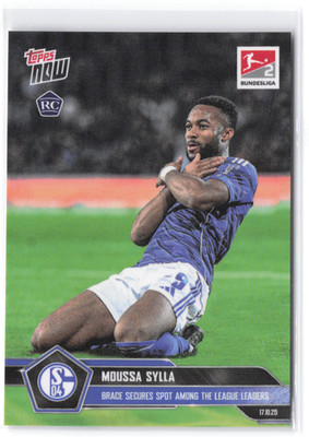 2025-26 Topps Now Bundesliga #41 Moussa Sylla Schalke 04 
