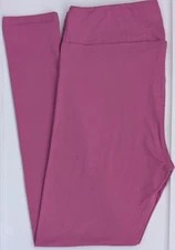 TC LuLaRoe Tall & Curvy Solid Wild Orchid Purple Leggings NWT 76