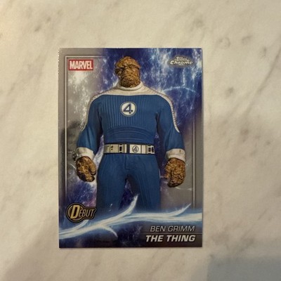 Topps Chrome Phase Six Marvel Fantastic Four The Thing Ben Grimm Debut Card #197
