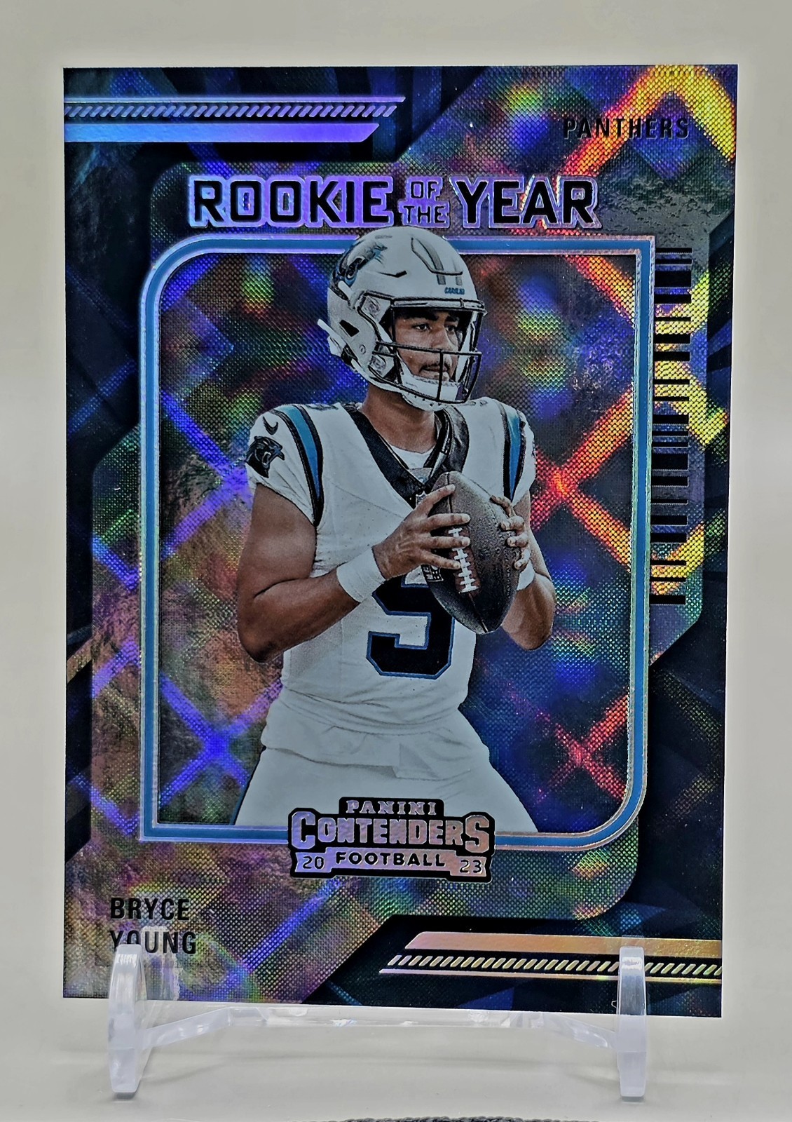2023 Panini Contenders - Rookie of the Year Contenders Bryce Young #4 Silver RC