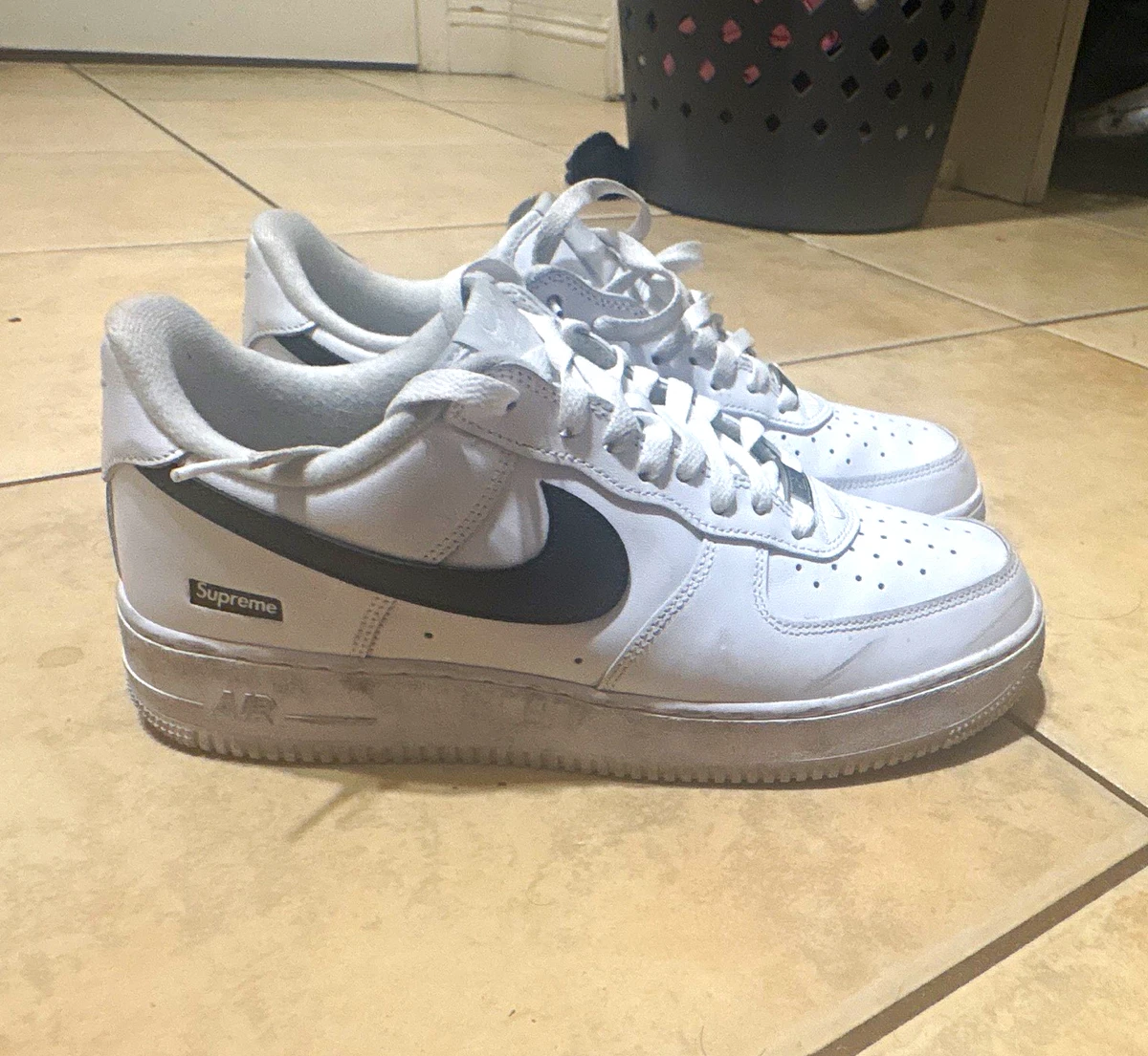 Nike Air Force 1 Supreme White for Sale | Authenticity Guaranteed
