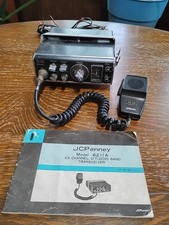 Vintage JC Penney Model 6211 A 23 Channel Mobile CB Transceiver W/ Mic Tested