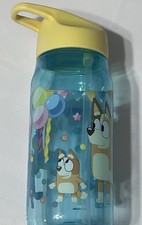 Bluey Sip Water Bottle w/Carry Loop Sip Bottles 16 oz Sippy Cup zak Designs