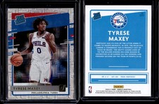 2020-21 Panini Donruss Basketball Rated Rookie Choice #211 Tyrese Maxey