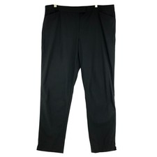 Lafayette 148 New York Womens Size 16 Pants Irving Trousers Career Stretch Black