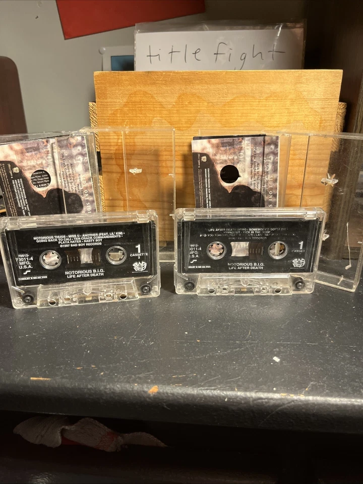 The Notorious Big Life After Death Cassette Tapes 1 and 2 NOT TESTED READ!!!!!!! Foto 4 de 4