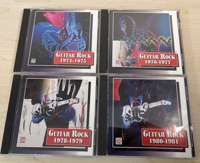 Time Life GUITAR ROCK 1974-1975 1976-1977 1978-1979 1980-1981 VG+ 4 CD Lot