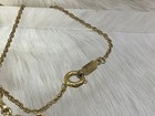 Vintage Austria Rhinestone Lapis Art Glass Teardrop Gold Tone Pendant Necklace — photo 10