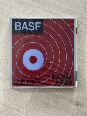 New Old Stock Sealed BASF LP 35 7  1800ft Long Play Reel To Reel Tape Vintage