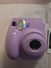 Fujifilm Instax Mini 7S Instant Film Camera Purple Good Condtion Tested
