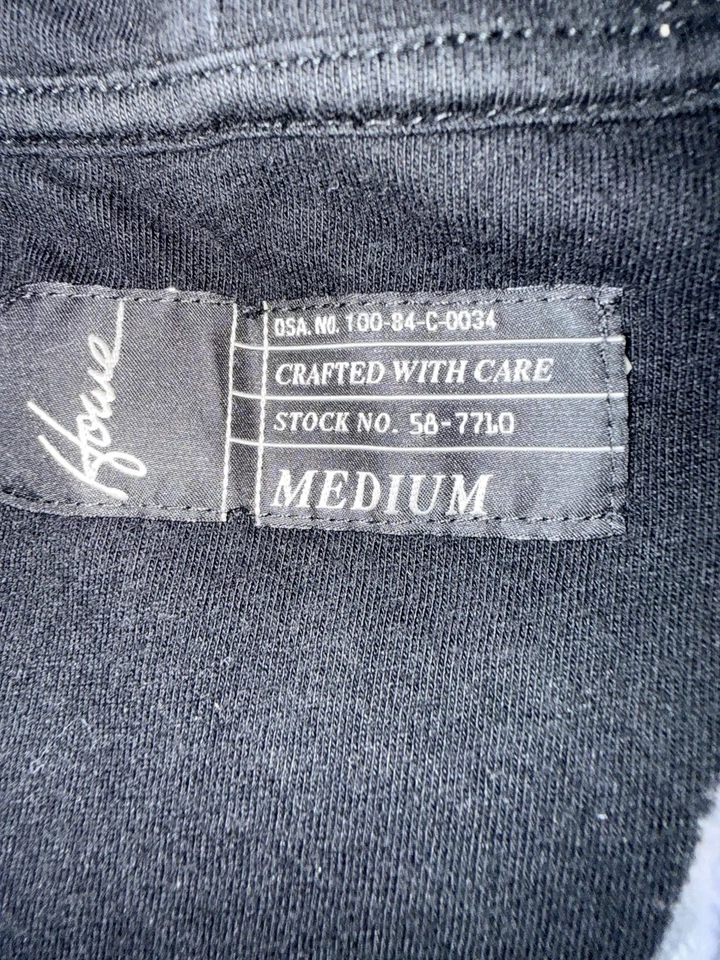 Howe Hoodie Blazer Jacket Mens Black & Camouflage Tailored Fit  Full Zip Medium - Image 2 of 4