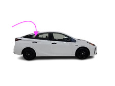Fits: 2016-2022 Toyota Prius 4D Hatch Rear Right Side Vent Window Glass/Laminate