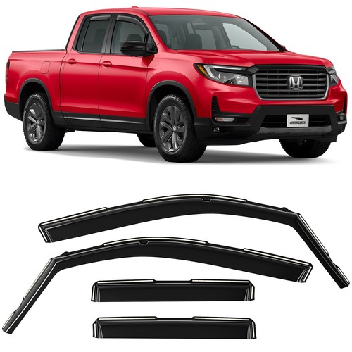 Sun Rain Visors Wind Rain Guards for 20172024 Honda Ridgeline