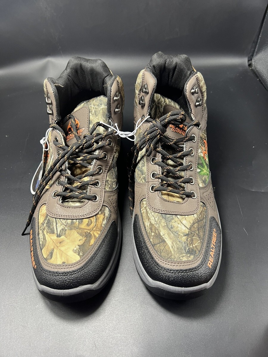 Realtree Outfitters Men\'s Trace Camo Boot Shoes Brown Camouflage Size 12 Realtree Outfitters Trace Brown Camouflage Hiking Boots  main image 2