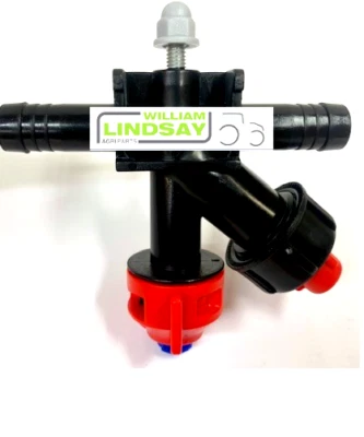 Jarmet Sprayer New Type Dry Boom T Nozzle Holder c/w Twist Cap, Nozzle & Seal