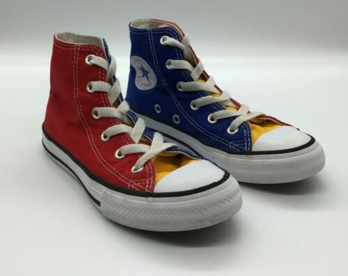 Converse Multicolor Red Blue Yellow Green Kid Youth Girls Athletic Shoes  Size 13 | eBay