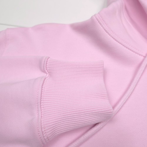 HELMUT LANG Cherry Blossom Pink Stencil Terry Hoodie Sweatshirt Mens Large - Picture 4 of 7