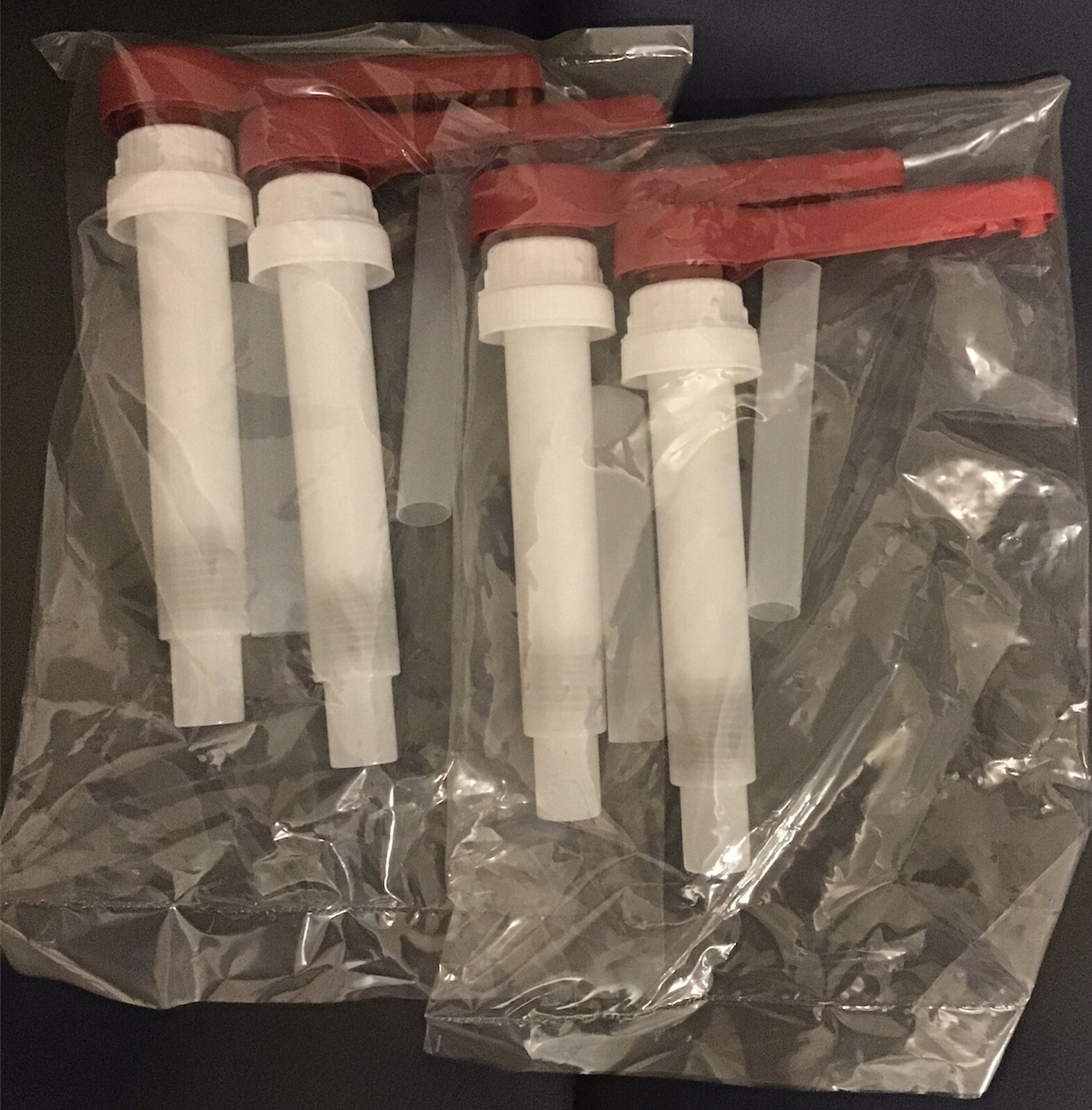 4 Starbucks/Fontana Pump Dispenser for 63 Fl Oz Sauce/Syrup Bottles