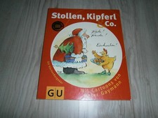 STOLLEN KIPFERL & CO - WEIHNACHTSBACKBUCH  MIT CARTOONS  - GU VERLAG  - BACKBUCH