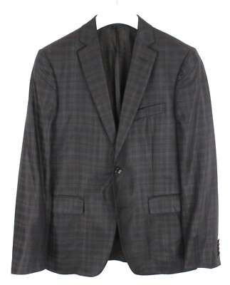 Pal Zileri Lab. Slim Fit Blazer Herren (Italien) 48 Wolle Karomuster Einreiher