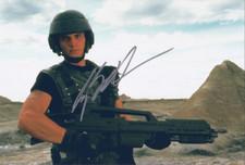 CASPER VAN DIEN signed Autogramm 20x30cm STARSHIP TROOPERS in Person autograph