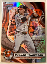 2024 Bowman’s Best Gunnar Henderson Refractor #8 Baltimore Orioles